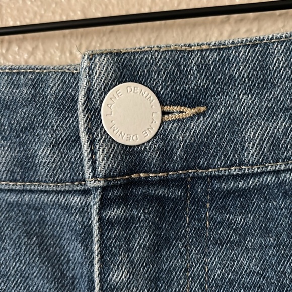 Lane Bryant Signature Fit Denim Boyfriend Midi Short Plus Size Patriotic Size 20 - Picture 4 of 8